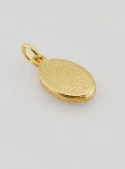 Medaille Unserer Lieben Frau von der Schwarzen Madonna Goldfarben - 14mm