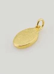 Medaille Prager Jesuskind Metall Goldfarben - 15mm