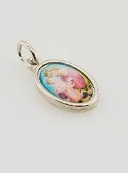 Anhänger hl Joseph Metall Silberfarben - 14mm