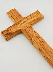 Kreuz aus Olivenholz aus dem Heiligen Land 22cm