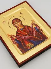 Byzantinische Ikone Maria Schutz 17cm