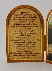 Diptychon Ikone hl Antonius von Padua 12cm