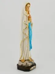Figur Unserer Lieben Frau von Lourdes Handbemalt 20cm