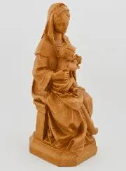 Figur Muttergottes und Jesuskind mit Trauben 18cm
