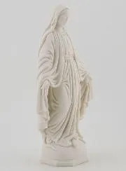 Figur Wundertätige Jungfrau - Weißes Harz - 14cm