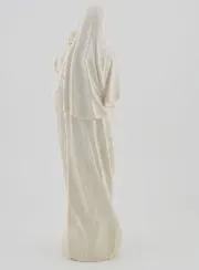 Figur Gottesmutter der Zärtlichkeit mit Kind - cremefarben 20cm