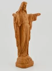 Figur Herz Jesu von Montmartre Paris - Holzfarben - 15cm