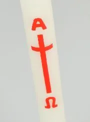 Taufkerze - Alpha Omega - 30cm