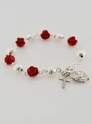Rosenkranz Armband Hl. Therese Rosen