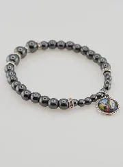 Rosenkranz Armband Lourdes Hämatit