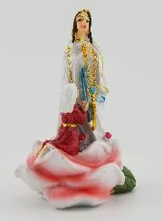 Statue Unserer Lieben Frau von Lourdes und Hl Bernadette 9cm