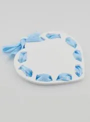 Ikone Schutzengel Blau - Geschenk zur Taufe für Jungen - 11 cm