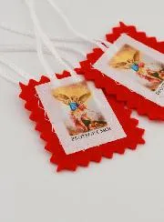 Skapulier Erzengel Michael Rot 5cm