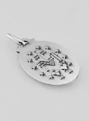 Wundertätige Medaille Echt Silber 21mm