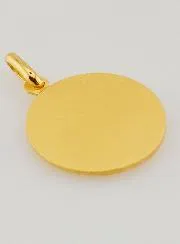 Vergoldete Medaille Maria Betend - 18 mm