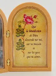 Diptychon Ikone Schutzengel mit Segensgebet