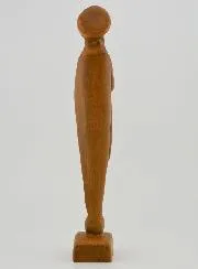 Moderne Figur Maria Betend - Holzfarben - 24cm