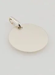 Medaille Profil Hl Jungfrau Maria - Silber und Gold - 17 mm