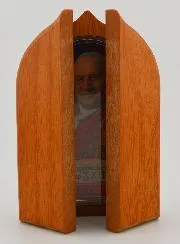 Triptychon Holzikone Papst Johannes XXIII