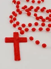 Rosenkranz Kunststoff Rot
