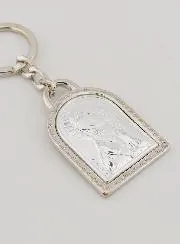 Schlüsselanhänger Gottesmutter der Zärtlichkeit - 925er Silber - 5 cm