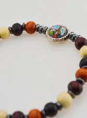 Armband von Lourdes auf Gummiband - Anhänger Medaille von Lourdes