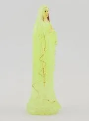 Figur Unserer Lieben Frau von Lourdes Fluoreszierend Leuchtend - 10 cm