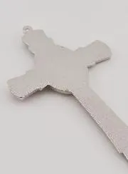 Lourdes Kreuz Rot 10 cm - Madonna Münze Erscheinungen von Lourdes