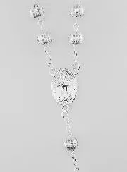 Silber Filigraner Rosenkranz