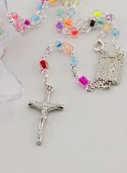 Kinder-Rosenkranz in Bonbon Dose