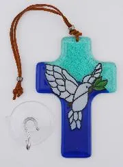 Kommunionkreuz aus Glas