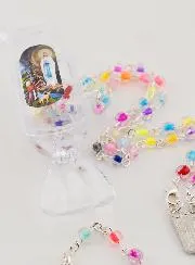 Kommunion Rosenkranz Glas-Perle