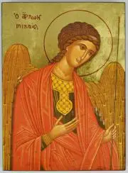 Byzantinische Ikone heiliger Erzengel Michael