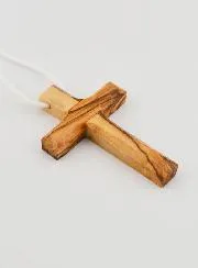 Kommunion Kreuz Umhängekreuz aus Olivenholz