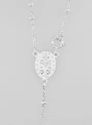 Silber Rosenkranz Luxusschmuck