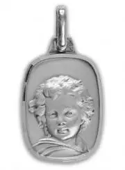 Anhänger zur Taufe Schutzengel aus 925er Sterling Silber
