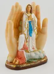 Leuchtende Figur Madonna Gebet - 14cm