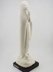 Handgefertigte Figur Unserer Lieben Frau von Lourdes Modern - 35 cm