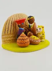 Weihnachtskrippen der Welt - Krippe Südafrika