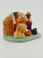 Weihnachtskrippe der Welt - Massai