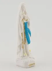 Figur Unserer Lieben Frau von Lourdes mit Schleier - 7 cm