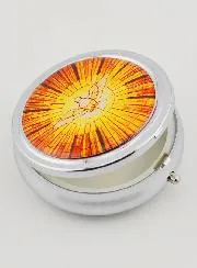 Hostien-Dose Orange - Heiliger Geist