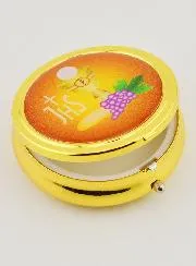 Hostiendose Orange - Kelch Blut und Leib Christi