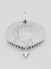 Anhänger Heilige Gottesmutter Maria 925 Sterling Silber