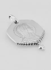 Anhänger Heilige Gottesmutter Maria 925 Sterling Silber