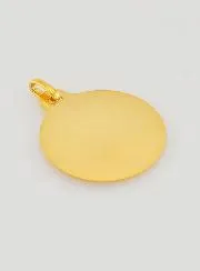 Anhänger Taufmedaillon Maria mit Kind aus Gold