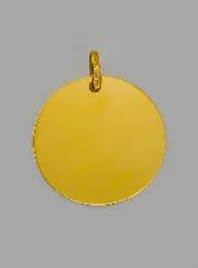 Anhänger Gottesmutter mit dem Kind aus 9 Karat Gold