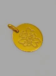 Anhänger Schutzengel für Jungen aus 375 Gold