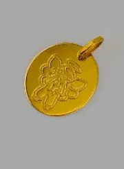 Anhänger Schutzengel für Jungen aus 375 Gold