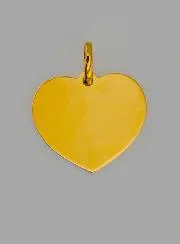 Taufanhänger Schutzengel Herz Mädchen aus Gold